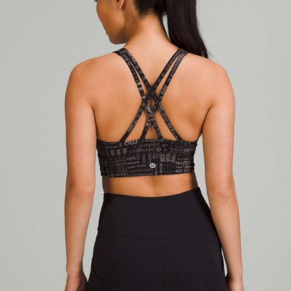 nwt lululemon energy bra high neck long line - Picture 3 of 8